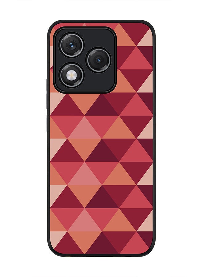 Stylizedd For Honor 400 Lite Case,Slim fit Camera Protection, Shockproof Thin Phone cover  - Topsy Turvy Triangles