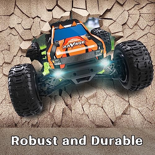 Loolinn | Durable RC Cars for Kids Hobby Grade, 1/16 RC Truck, Top Speed 19mph, Adjustable Speed, Off-Road, 4WD - Upgradeable Remote Control Car (Gift for Boys and Adults) - Image 4