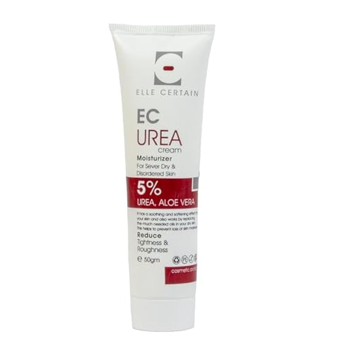 EC Elle Certain EC Urea Cream 5% Urea,Aloe Vera Reduce Tightness&Roughness 50gm - Image 1