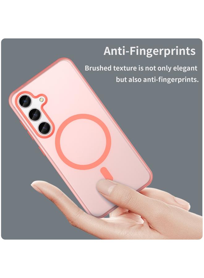 S-TOP Case For Samsung Galaxy S24 5G MagSafe Frosted Translucent TPU + PC Full Coverage Phone Case - Image 4