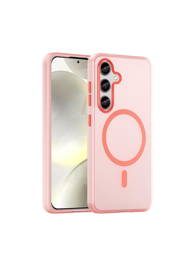 S-TOP Case For Samsung Galaxy S24 5G MagSafe Frosted Translucent TPU + PC Full Coverage Phone Case - Image 1