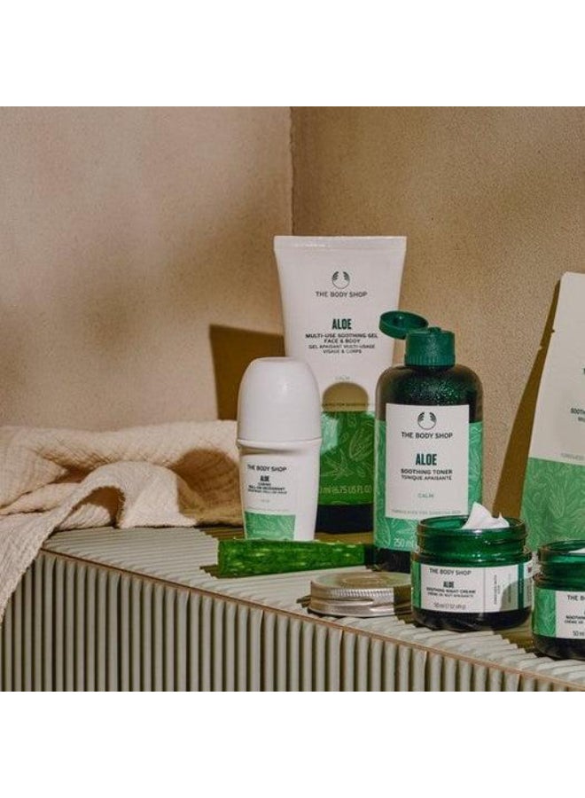 THE BODY SHOP Aloe Caring Roll-On Deodorant – Gentle Deodorant for Sensitive Underarms | Soothes & Refreshes, Keeps You Dry All Day | Alcohol-Free, Fragrance-Free, Colour-Free, 50ml - Image 3