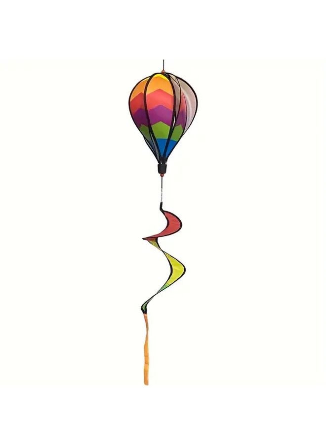 Colorful Gourd Wind Spinner Hot Air Balloon Garden Windmill Outdoor Decor - Image 1