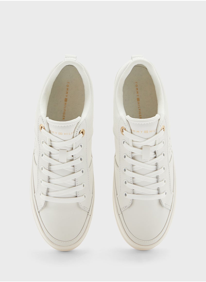 TOMMY HILFIGER Lace Up Low Top Sneakers  - Image 4