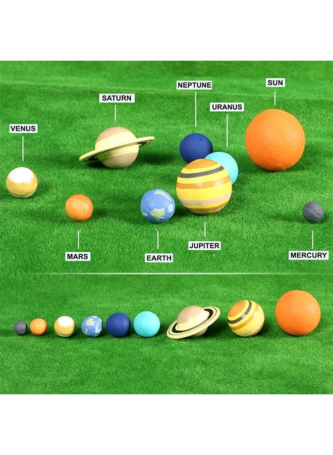 Nine Planets Model, Solar System Planet - Educational Astronomy Toy for Kids and Toddlers, Science and Astronomy Enthusiasts, Planetary Model Desktop Decoration - Image 4