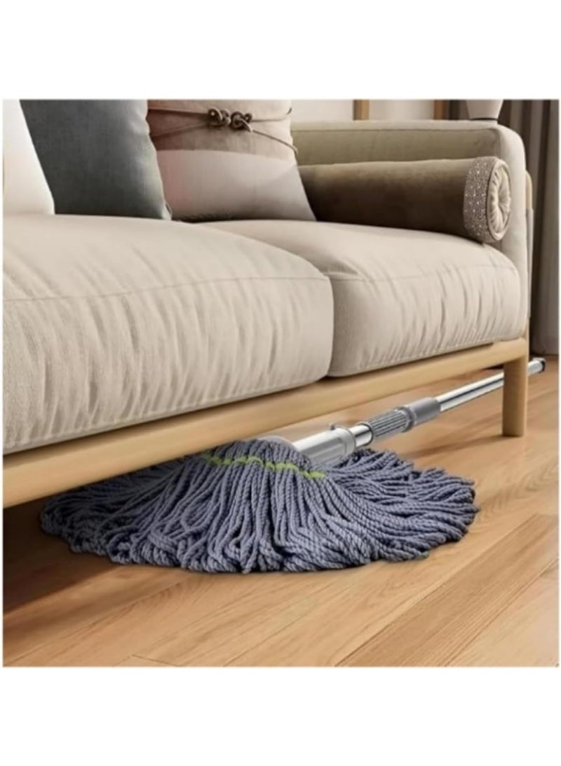 Self-Wringing Twist Mop, Long Handle Microfiber Floor Mop for Hardwood, Tile, Vinyl Floors, Easy Wringing Mop for Bathroom, Kitchen, Office, Warehouse, Heavy Duty Floor Cleaning - Image 4