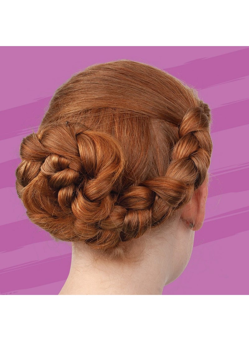 Hinkler - Hinkler Zap! Hair Styling Kit - DIY Hair Styling Set for Kids includes a tail comb, 2 sticks of hair chalk, hair clip, braiding tool, 160 stick-on hair-clip gems, metallic hair elastics, and 10 bobby pins, Fun Hairstyling Activities, Create Unique Hairdos, Gift for Young Stylists - Image 1
