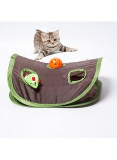 Creation Core Creation Core Interactive Cat Toy Hide & Seek Game Pop-up Collapsible Puzzle Exercise Toy 9 Holes Mouse Hunt with Bell  - Image 2