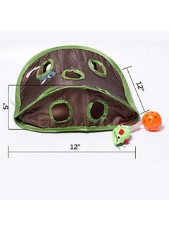 Creation Core Creation Core Interactive Cat Toy Hide & Seek Game Pop-up Collapsible Puzzle Exercise Toy 9 Holes Mouse Hunt with Bell  - Image 3