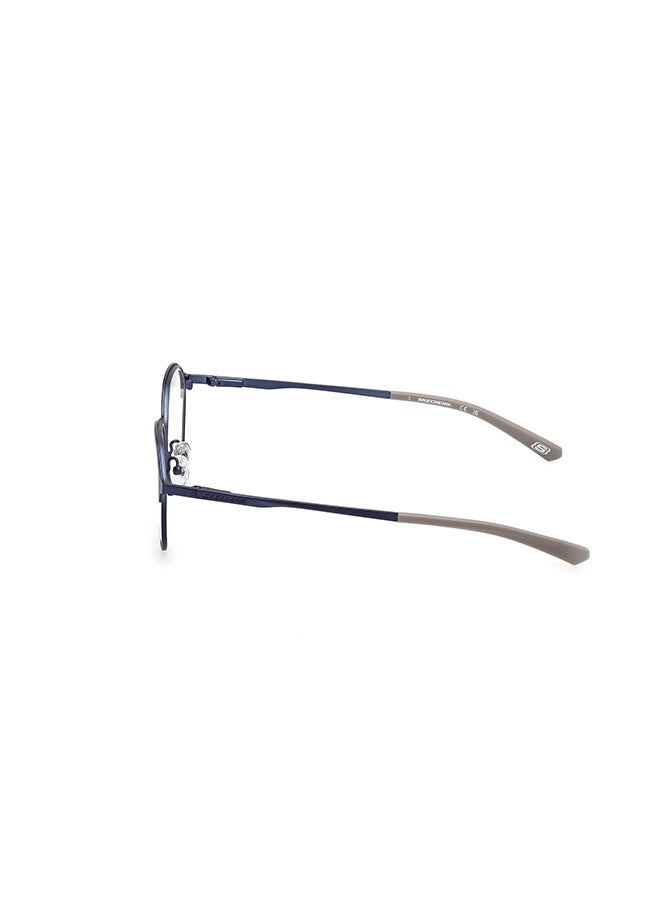 SKECHERS إطارات نظارات رجالية غير متساوية باللون الأزرق غير اللامع SKECHERS SE5011209151 51 مم - Image 2