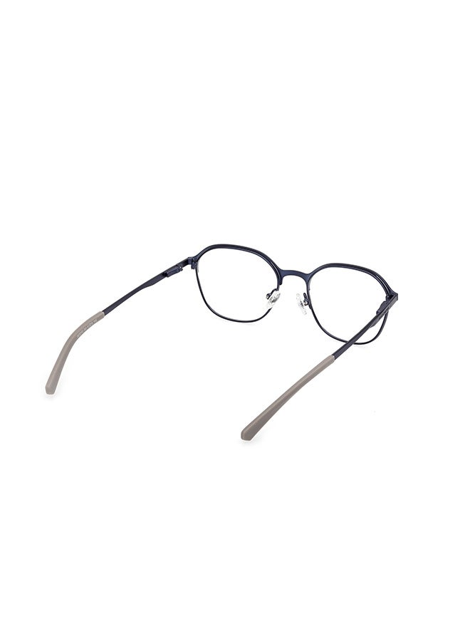 SKECHERS إطارات نظارات رجالية غير متساوية باللون الأزرق غير اللامع SKECHERS SE5011209151 51 مم - Image 5