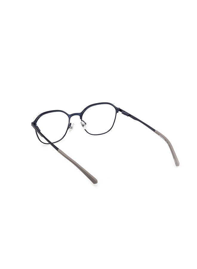 SKECHERS إطارات نظارات رجالية غير متساوية باللون الأزرق غير اللامع SKECHERS SE5011209151 51 مم - Image 3