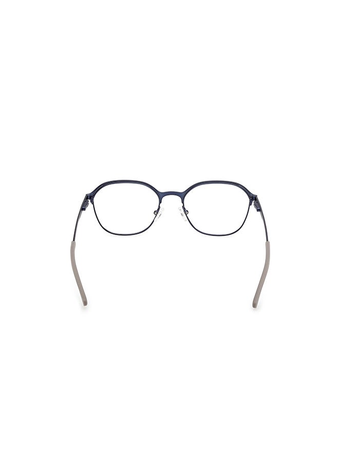 SKECHERS إطارات نظارات رجالية غير متساوية باللون الأزرق غير اللامع SKECHERS SE5011209151 51 مم - Image 4