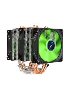 EVESKY 600 Desktop Computer 4 Copper Tube Mute CPU Cooling Fan, Color: No Light Three Fans