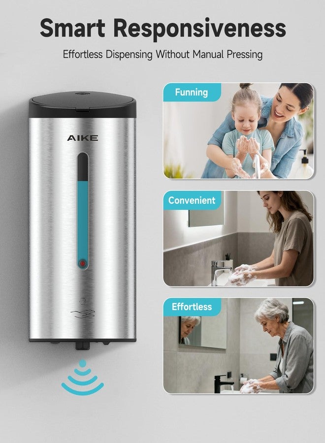 AIKE Foam Soap Dispenser Stainless Steel - Image 4