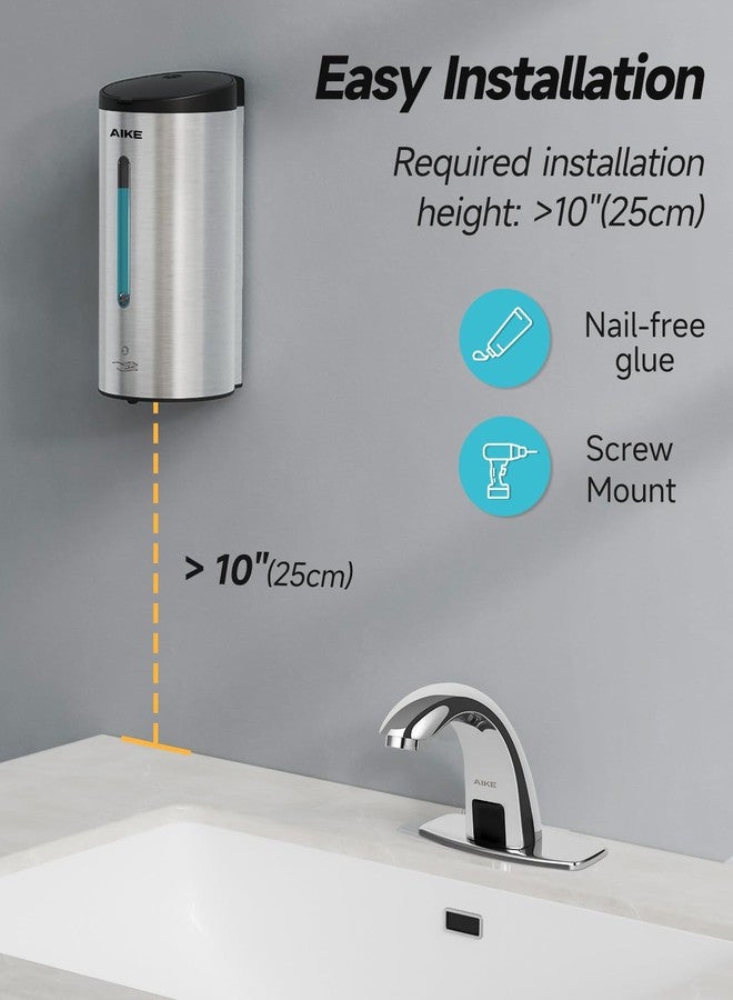 AIKE Foam Soap Dispenser Stainless Steel - Image 3