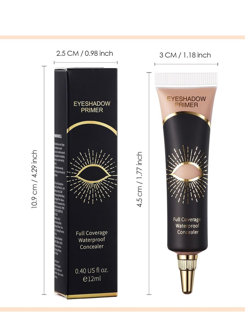 Erinde Erinde Eye Primer Eyeshadow Base, Matte Eyelid Primer Makeup, Nude Cream Eye Shadow Primer for Mature Skin, Waterproof, Long-Lasting, Makeup Primer For Face, Cruelty-Free, 02 MEDIUM - Image 4