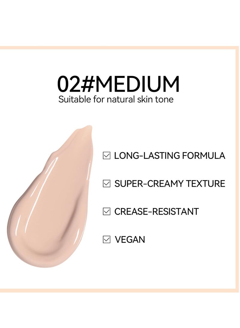 Erinde Erinde Eye Primer Eyeshadow Base, Matte Eyelid Primer Makeup, Nude Cream Eye Shadow Primer for Mature Skin, Waterproof, Long-Lasting, Makeup Primer For Face, Cruelty-Free, 02 MEDIUM - Image 3