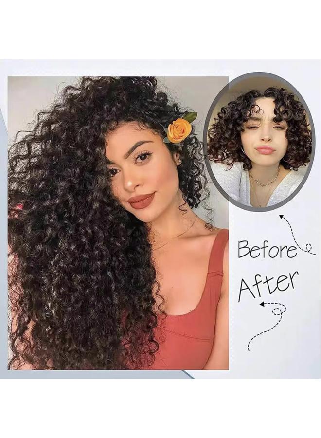 Bluejw European And American Wig Clip Hair 6-piece Set 26inch Hair Patch African Fluffy Long Curly Hair Wig Kinky Curly - Image 4