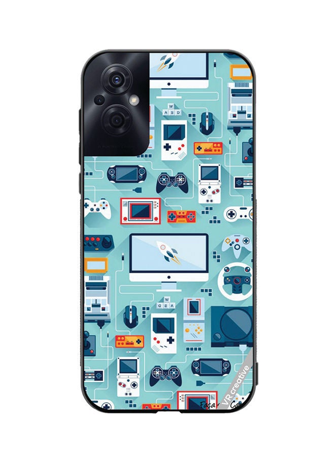 VR CREATIVE Protective Case Cover For Oppo Reno8 Z Technolgu Items Design Multicolour - Image 1