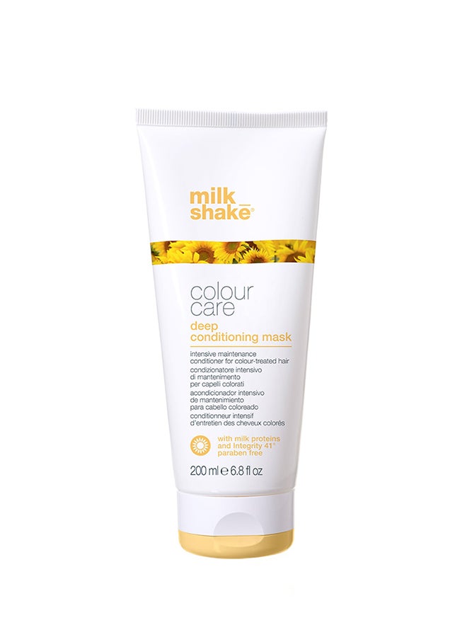 Milk Shake Intense Deep Conditioning Mask for Color-Treated Hair - Reconstructs & Nourishes Damaged Strands, Protects Color Vibrancy & Adds Shine (200 ml) - Image 1