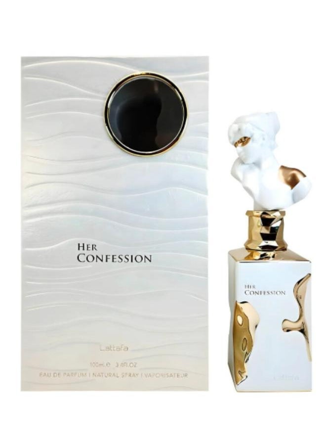 Lattafa Ladies Her Confession EDP Spray 3.4 oz Fragrances 