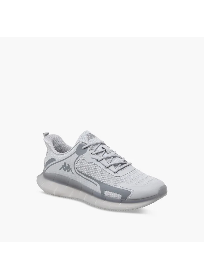 Kappa Men's Logo Print Sports Shoes with Lace-Up Closure
