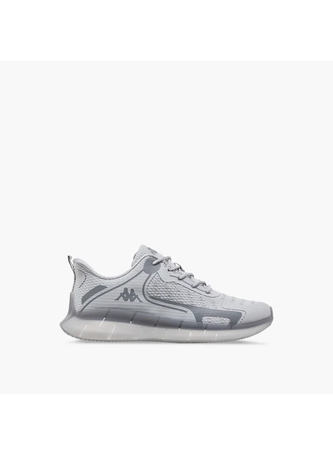 Kappa Men's Logo Print Sports Shoes with Lace-Up Closure