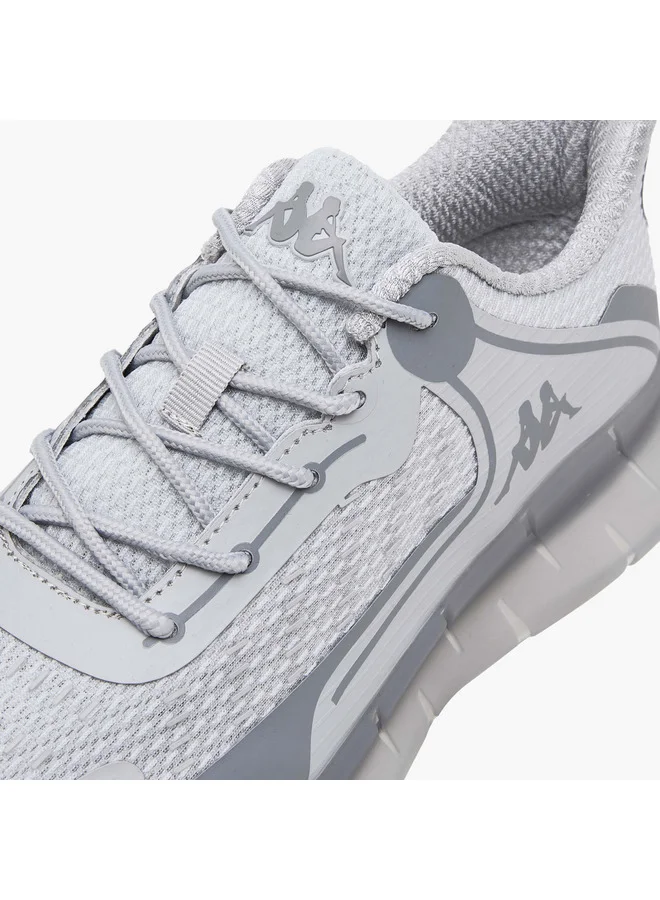 Kappa Men's Logo Print Sports Shoes with Lace-Up Closure