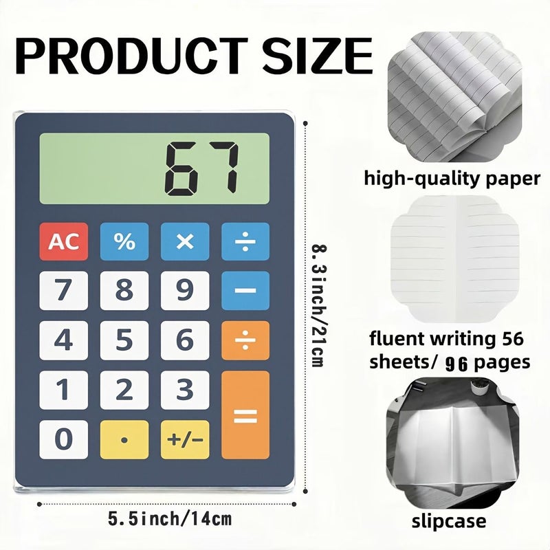 Portable Desktop Calculator 56 Pages Daily Office School Tool - Image 3