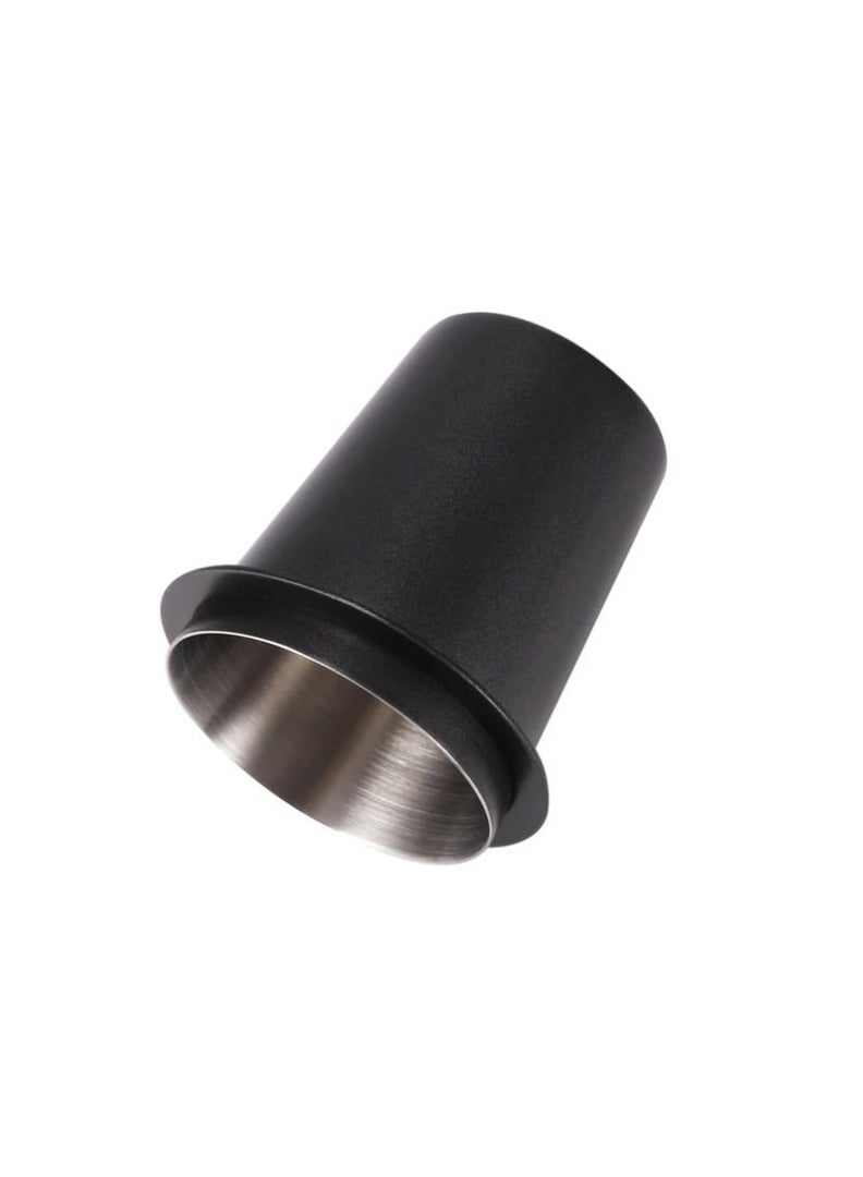 Liying 58mm Stainless Steel Coffee Dosing Cup, Powder Receiving Cup Compatible with All 58mm Portafilter (Big) Black - Image 4