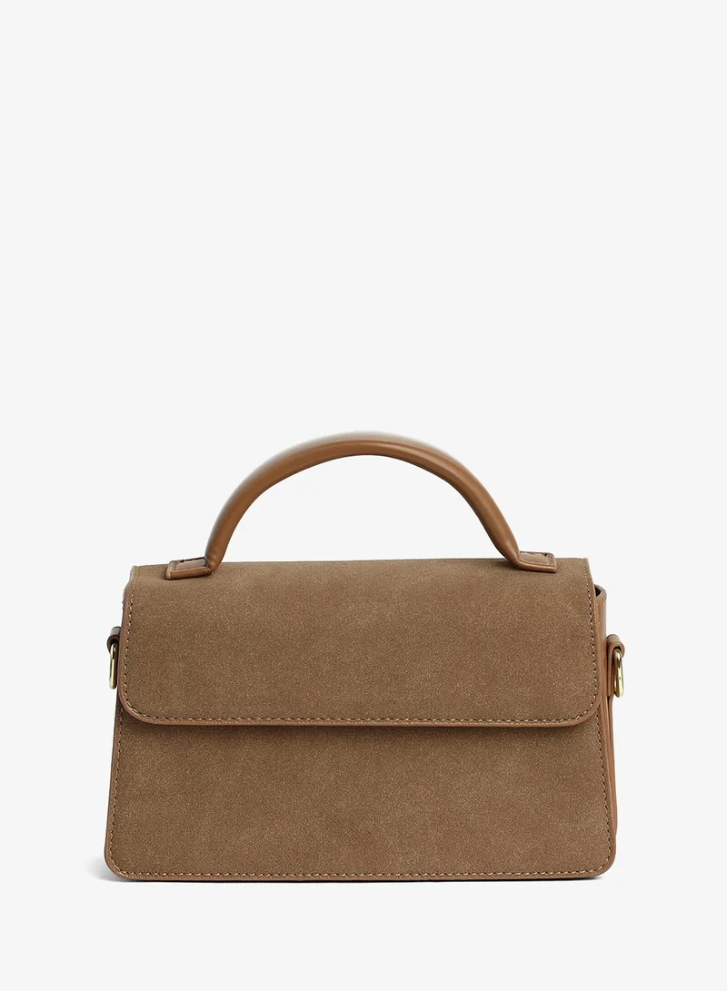 Haute Sauce  The Core Suede Sling Bag for Women | Best Price UAE