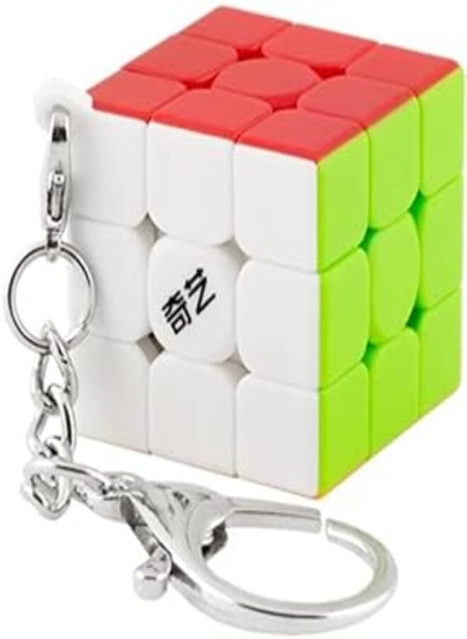 null - CuberSpeed Qiyi Mini 3x3 Keychain Cube stickerless - Image 1