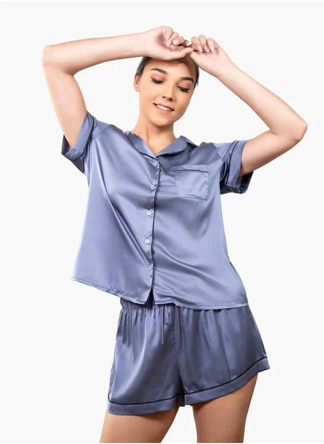 Aadaraya Ss Classic Short Pj Set For Female