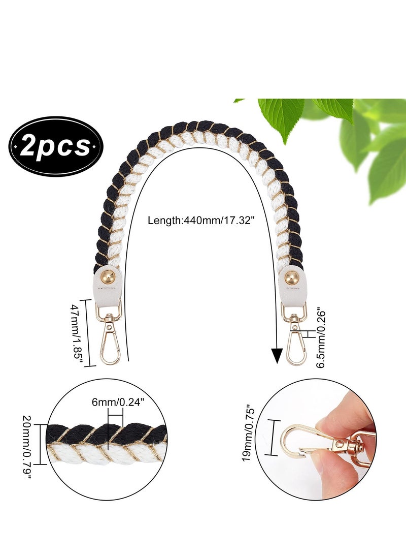 SYOSI - Wallet Chain and Handle Heavy Duty Pocket Chain with Round Clasp Men Chains for Keys Jeans Pants Purse and Handbag for DIY Handbag Purse Shoulder Bag Supplies 2 Pack - Image 1