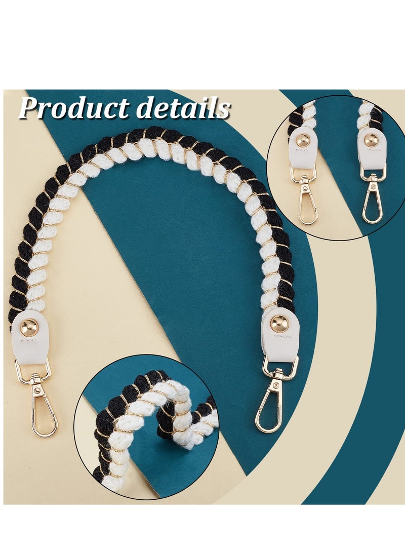 SYOSI - Wallet Chain and Handle Heavy Duty Pocket Chain with Round Clasp Men Chains for Keys Jeans Pants Purse and Handbag for DIY Handbag Purse Shoulder Bag Supplies 2 Pack - Image 1