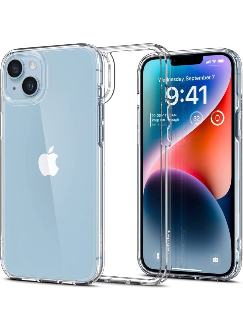 Spigen Ultra Hybrid iPhone 14 Plus Case Cover - Crystal Clear  - Image 1