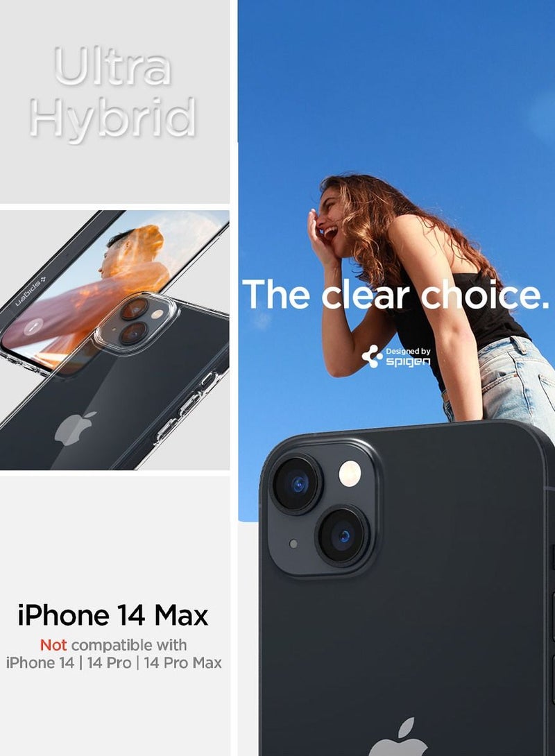 Spigen Ultra Hybrid iPhone 14 Plus Case Cover - Crystal Clear  - Image 2