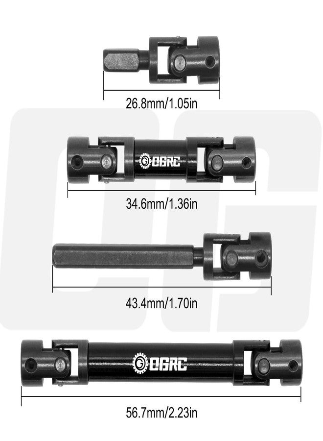 OGUNKE OGRC 2Pcs Center Driveshaft Steel Drive Shaft for Axial SCX24 Deadbolt AXI90081 Upgrate Parts - Image 4