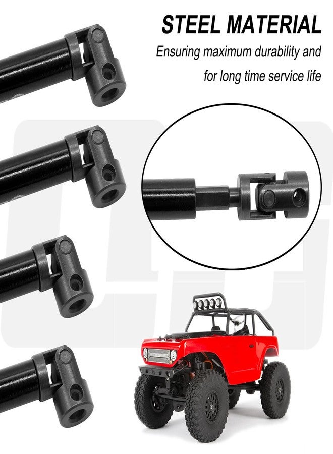 OGUNKE OGRC 2Pcs Center Driveshaft Steel Drive Shaft for Axial SCX24 Deadbolt AXI90081 Upgrate Parts - Image 3