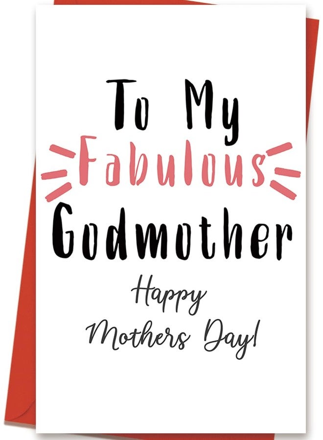 Asmallgf Funny Mothers Day Card for Godmother, Happy Mother’s Day Gifts from Godchild, Gift Card for Godmother - Image 1