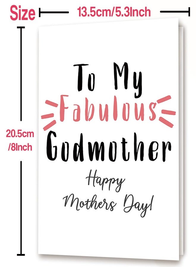 Asmallgf Funny Mothers Day Card for Godmother, Happy Mother’s Day Gifts from Godchild, Gift Card for Godmother - Image 4