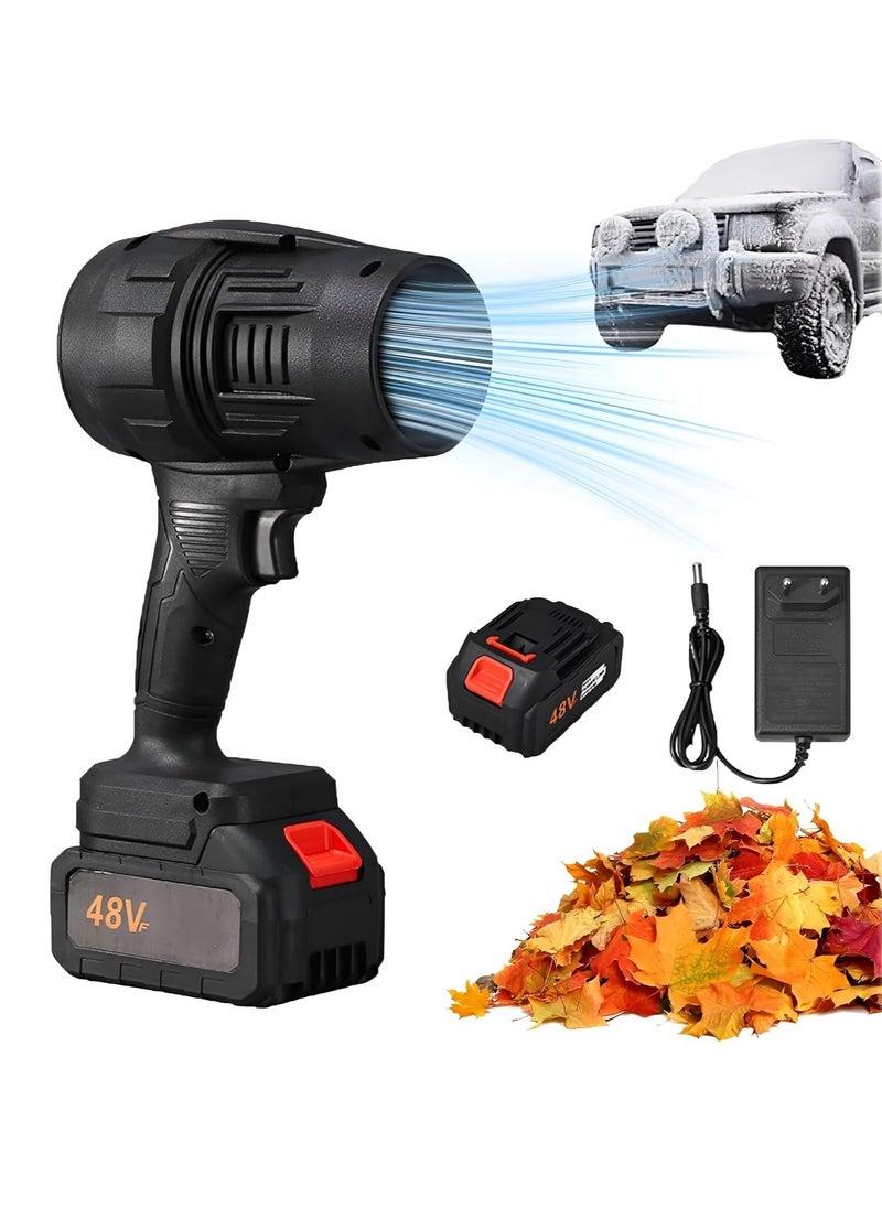 BORTONY Jet Dry Blower Cordless Electric Air Duster Super Jet Fan Blower 280000RPM, Portable Turbo Air Dryer for Car Dust Cleaning Camping Outdoor BBQ Air Blower  - Image 1