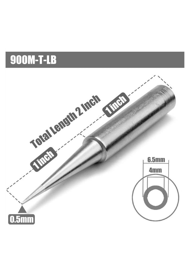 SYOSI 10Pcs Soldering Iron Tips Replacement 900M Soldering Tips - Image 3