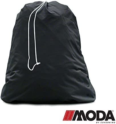 MODA Stretch Black Indoor Car Cover for C7 Corvette (2014-2019) with C7 Logo, Includes Storage Bag - Image 5