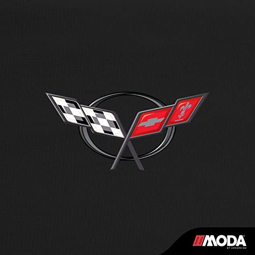 MODA Stretch Black Indoor Car Cover for C7 Corvette (2014-2019) with C7 Logo, Includes Storage Bag - Image 4