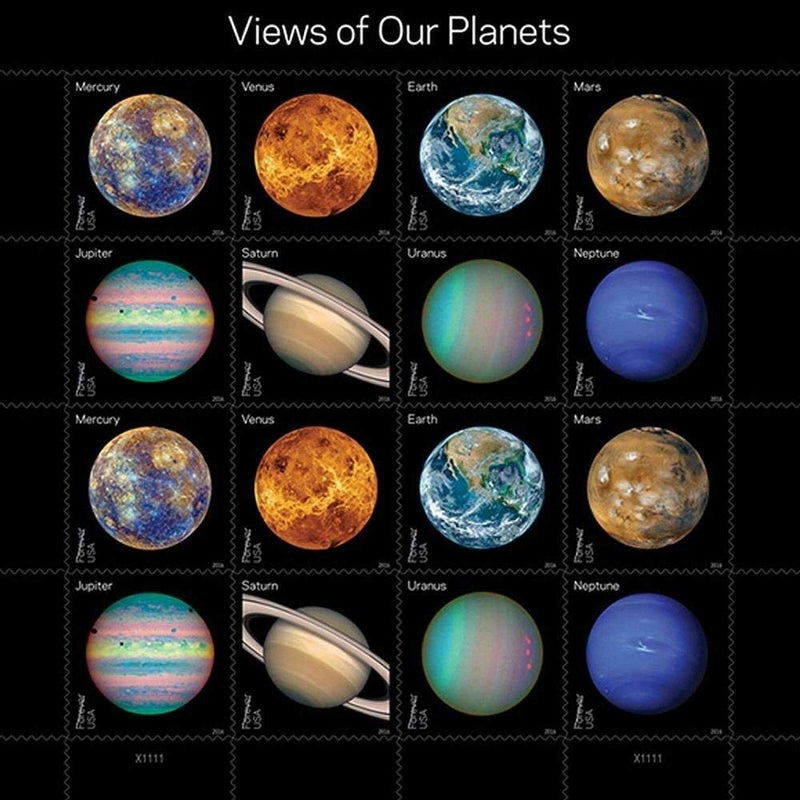 USPS Views of Our Planets USPS Forever Postage Stamps Sheet of 16 SelfAdhesive 1 Sheet of 16 Stamps - Image 2