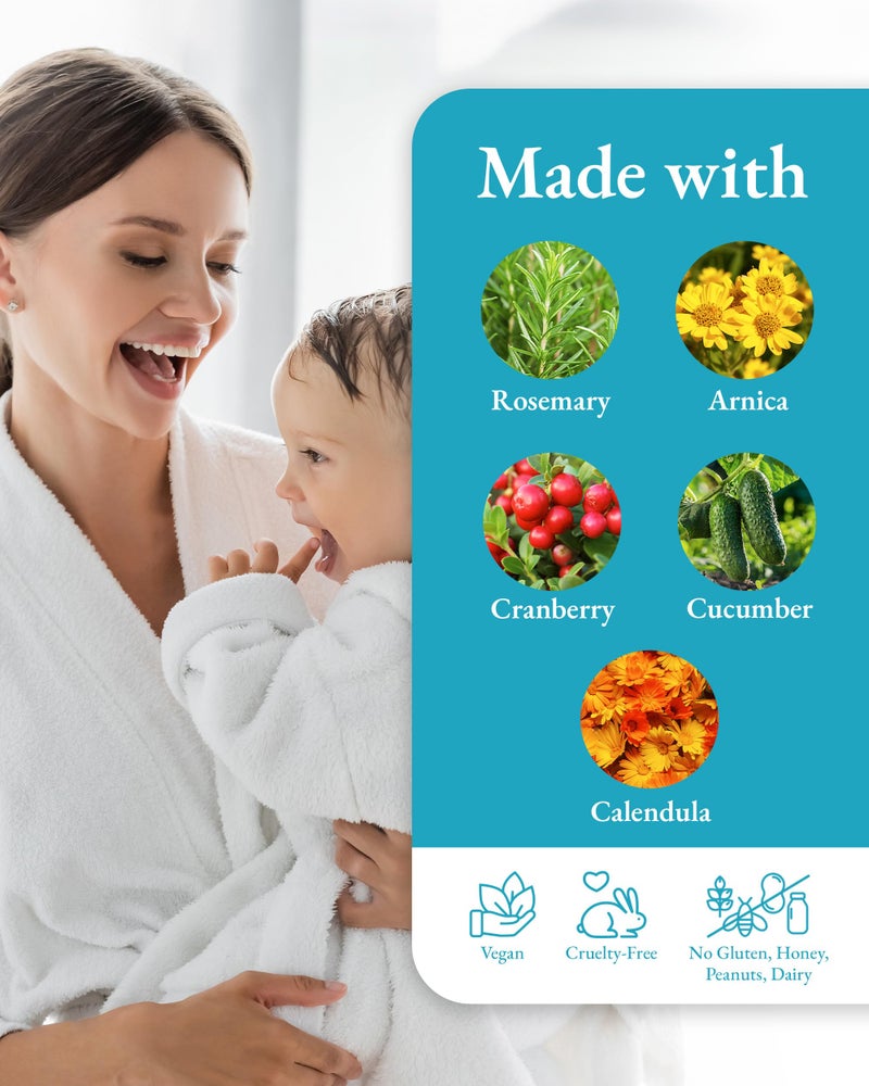 أوريجينال سبراوت غسول كلاسيك كوليكشن الذي لا يتسبب بالحساسية للشعر والجسم للأطفال، سعة 354 مل - Image 3