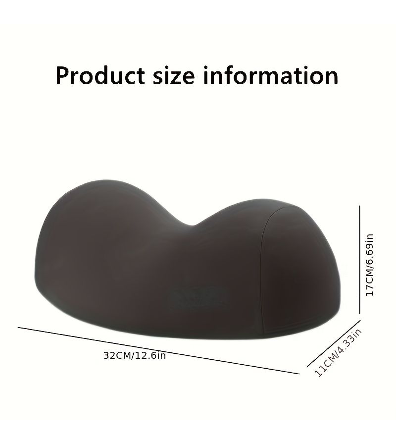 Pink Solid Color Cervical Pillow For Sleeping Neck Protection Adult Massage Spine Pillow Ergonomic Support - Image 3