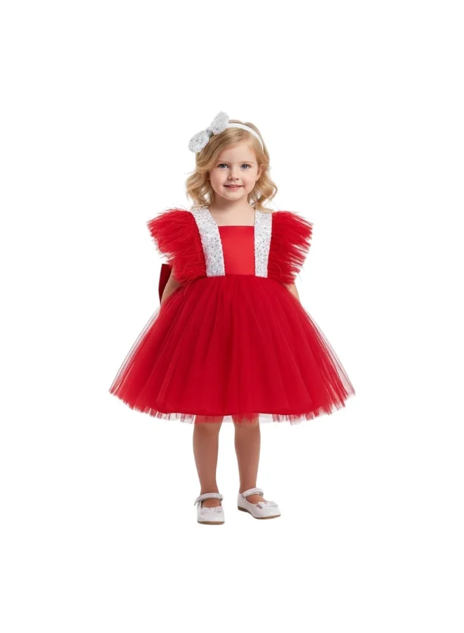 Sparkle Red Party Dress